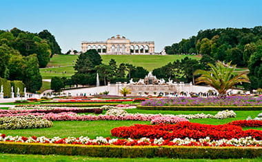 The gardens at Schonbrunn Palace
